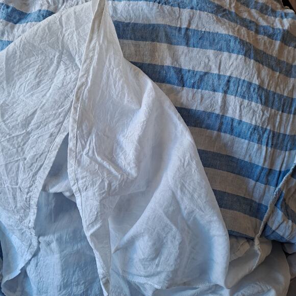 Beach Lunch Lounge Blue & White Striped Sleeveless Dress - Size XL (NWT) - Picture 11 of 15